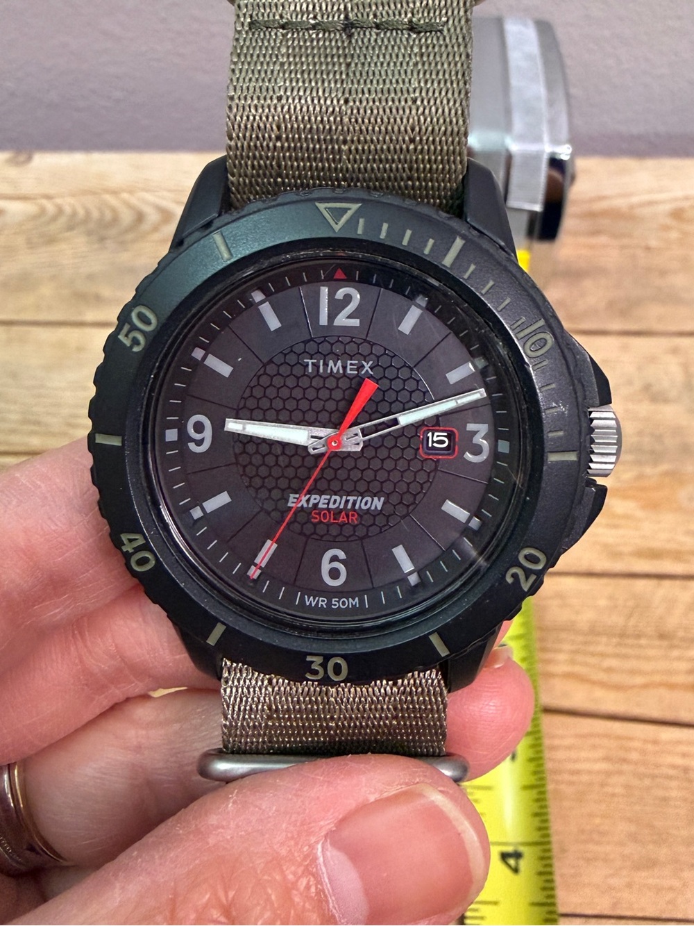 TIMEX expedition SOLAR Back with nylon strap